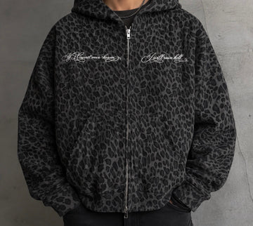 ACHERON WAFFLE ZIP HOODIE
