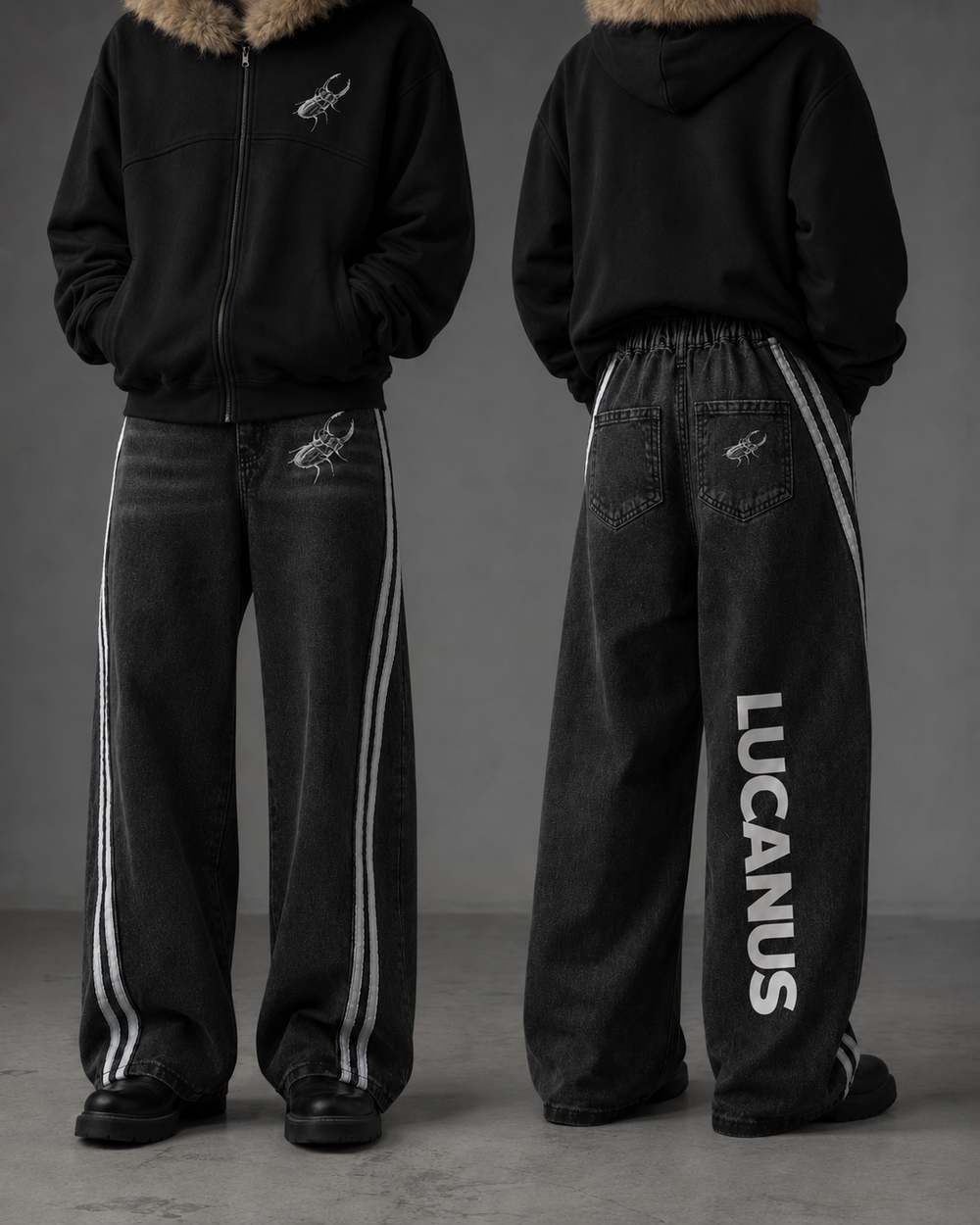 LUCANUS SIDE STRIPE JEANS
