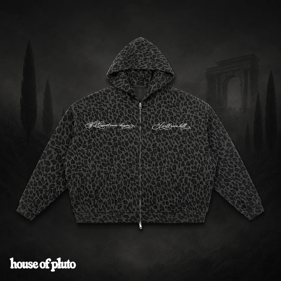 ACHERON WAFFLE ZIP HOODIE