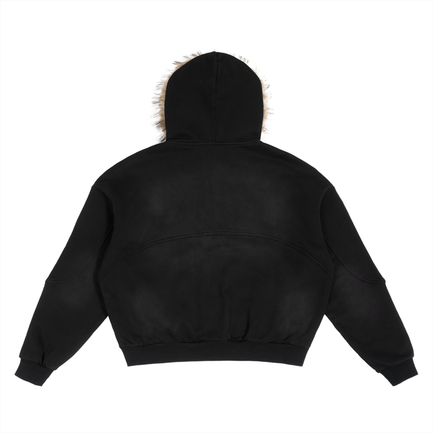 LUCANUS DETACHABLE FUR HOODIE